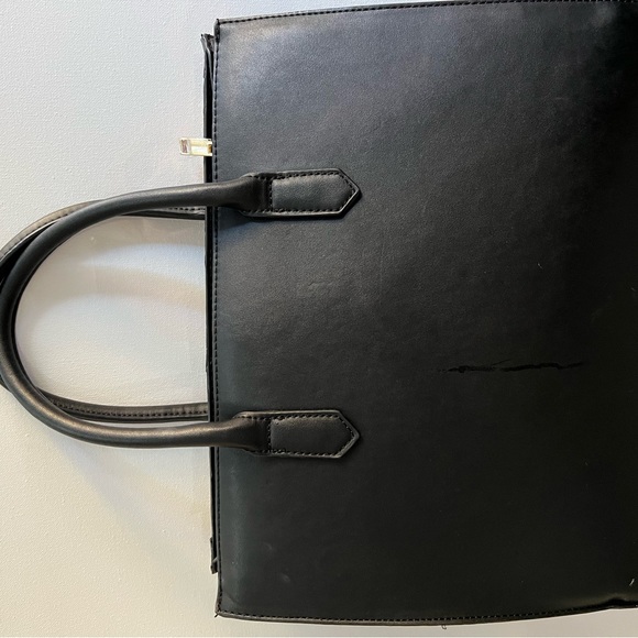 Designer Purse - Computer bag overnight case by Aldo jaguar cat Jewel crystals - Picture 4 of 7